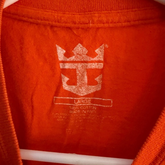 Vibrant Orange Kids Tee with Turtle Print - Picture 2 of 2